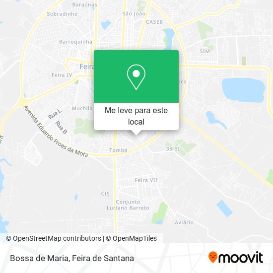 Bossa de Maria mapa