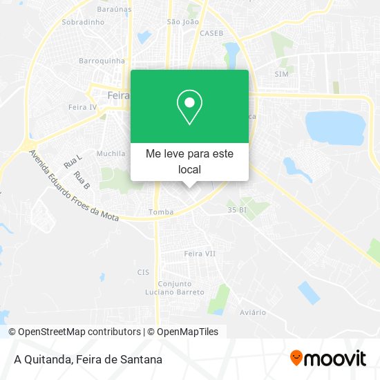 A Quitanda mapa