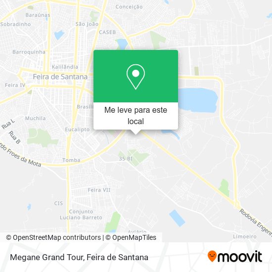 Megane Grand Tour mapa