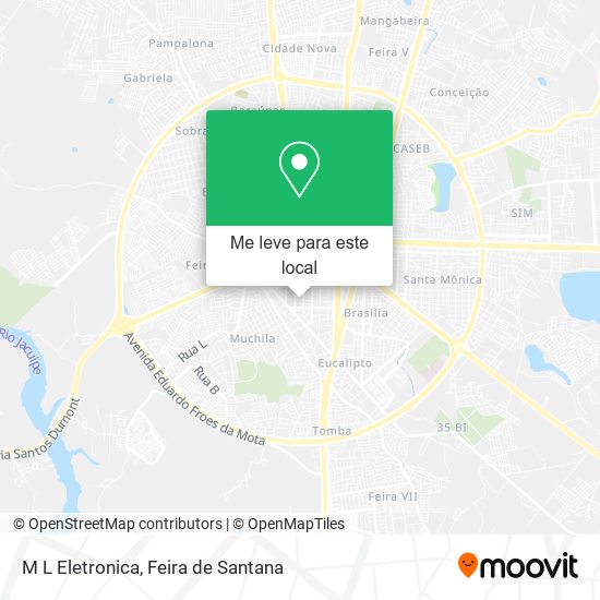 M L Eletronica mapa