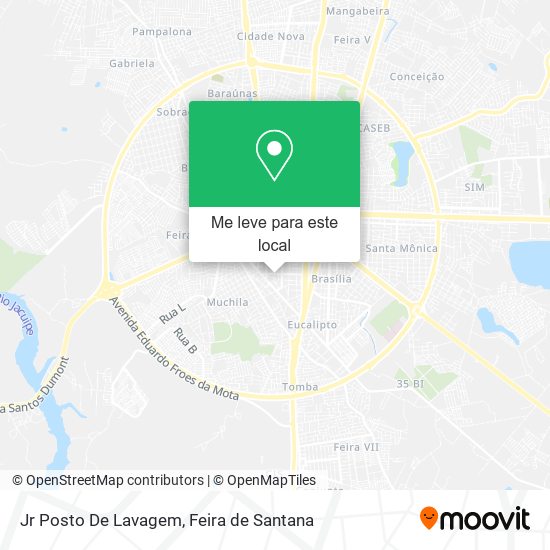 Jr Posto De Lavagem mapa