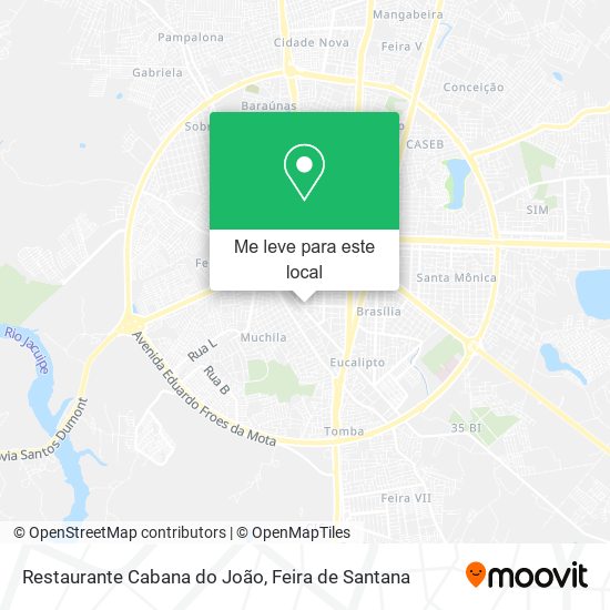 Restaurante Cabana do João mapa