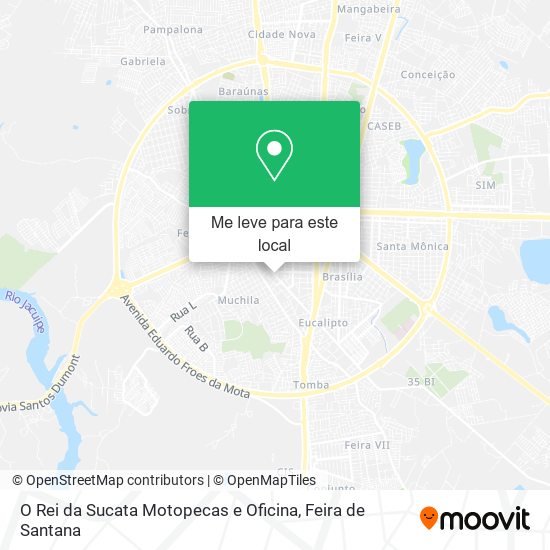 O Rei da Sucata Motopecas e Oficina mapa