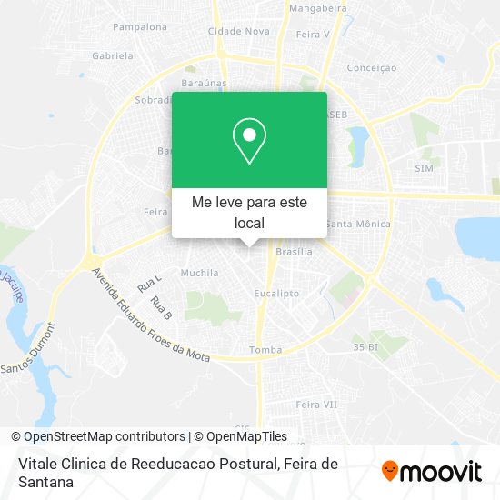 Vitale Clinica de Reeducacao Postural mapa