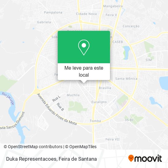 Duka Representacoes mapa