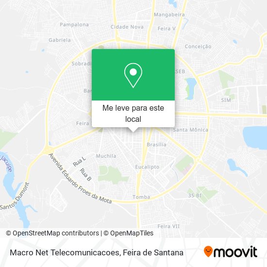 Macro Net Telecomunicacoes mapa