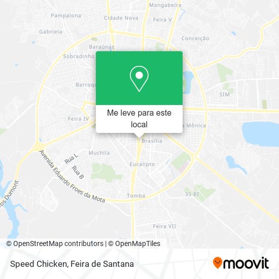 Speed Chicken mapa