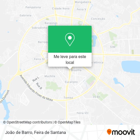 João de Barro mapa