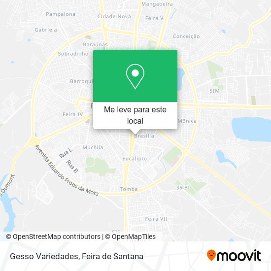 Gesso Variedades mapa