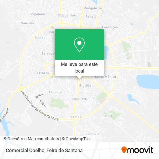 Comercial Coelho mapa