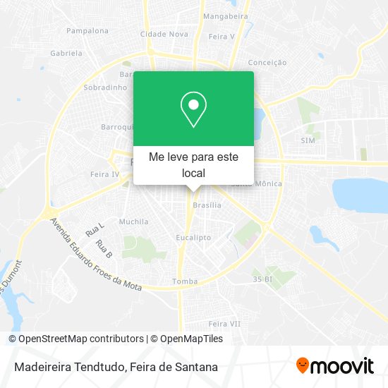 Madeireira Tendtudo mapa