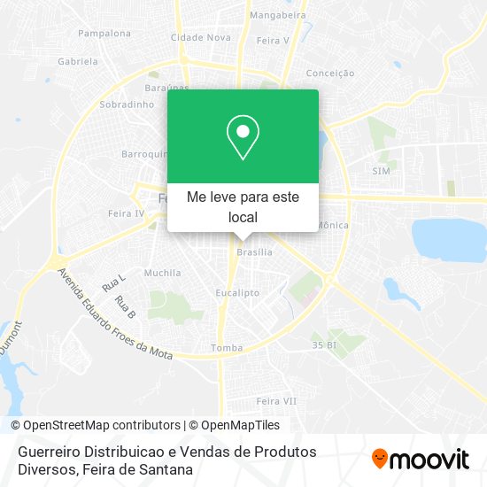 Guerreiro Distribuicao e Vendas de Produtos Diversos mapa