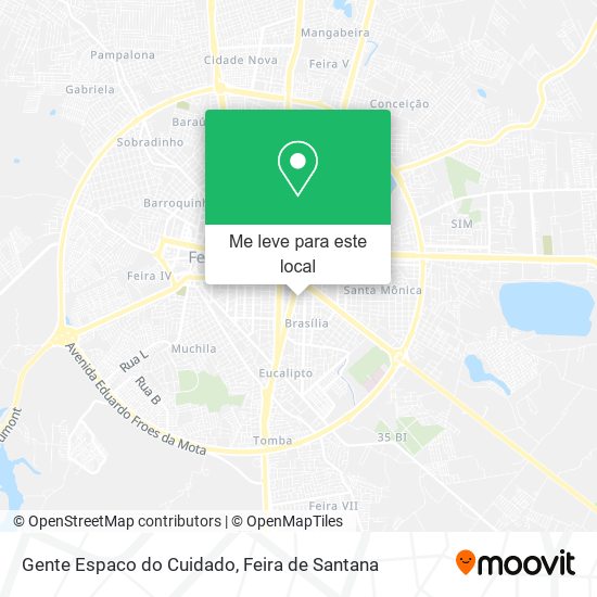 Gente Espaco do Cuidado mapa