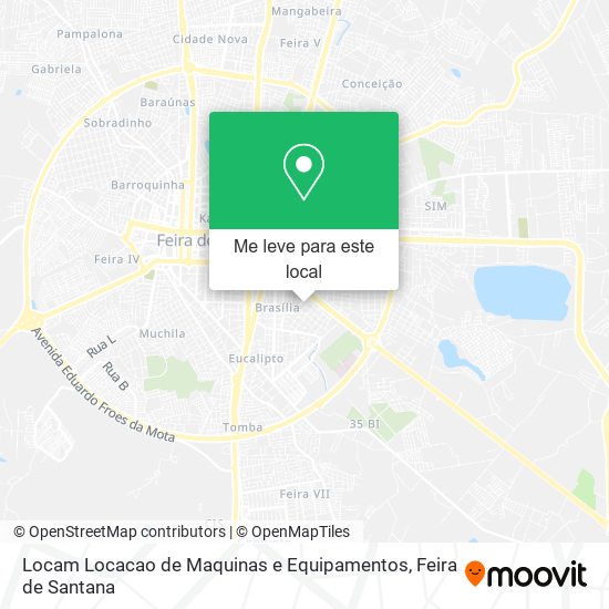 Locam Locacao de Maquinas e Equipamentos mapa