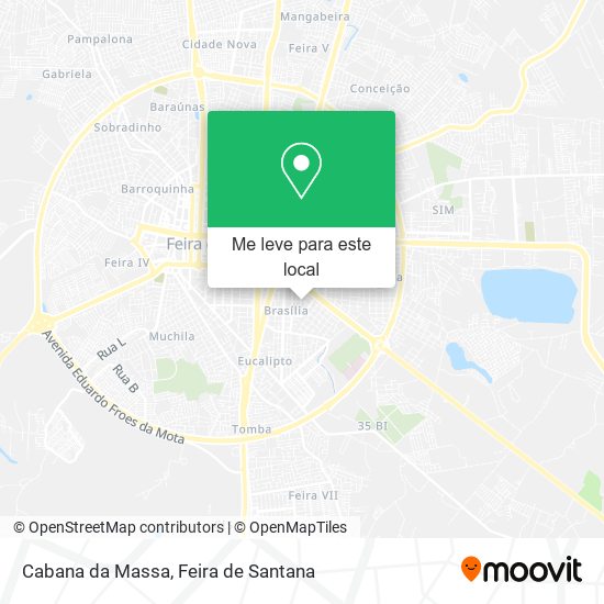 Cabana da Massa mapa