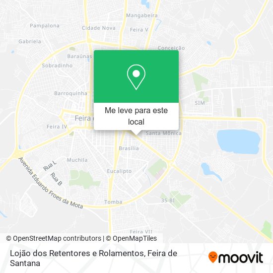Lojão dos Retentores e Rolamentos mapa