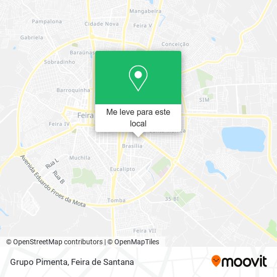 Grupo Pimenta mapa