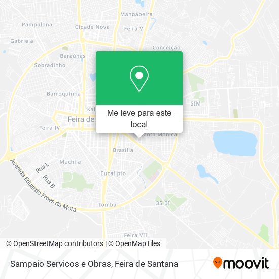 Sampaio Servicos e Obras mapa