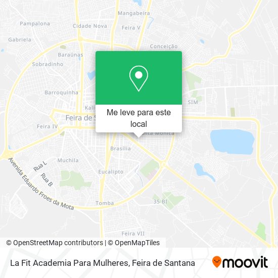 La Fit Academia Para Mulheres mapa