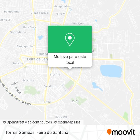 Torres Gemeas mapa