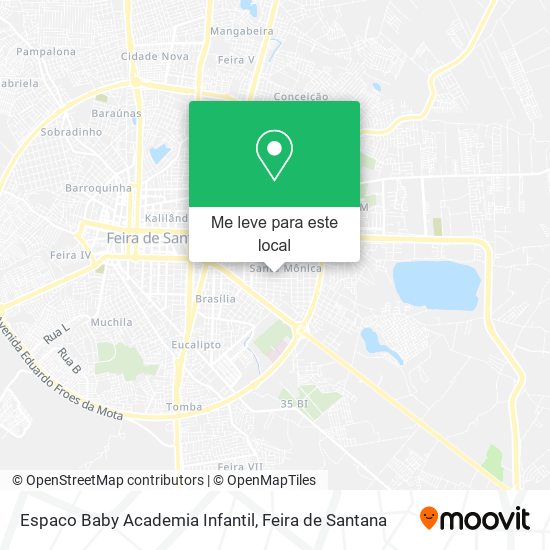 Espaco Baby Academia Infantil mapa
