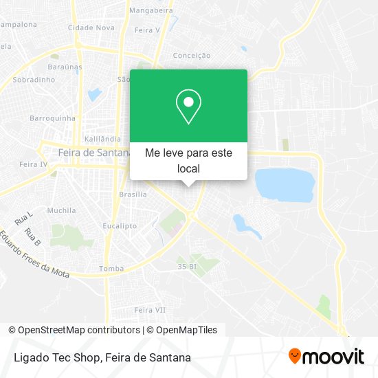 Ligado Tec Shop mapa