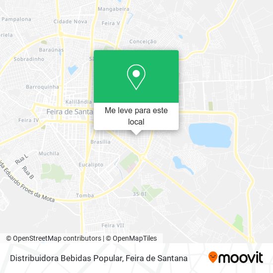 Distribuidora Bebidas Popular mapa