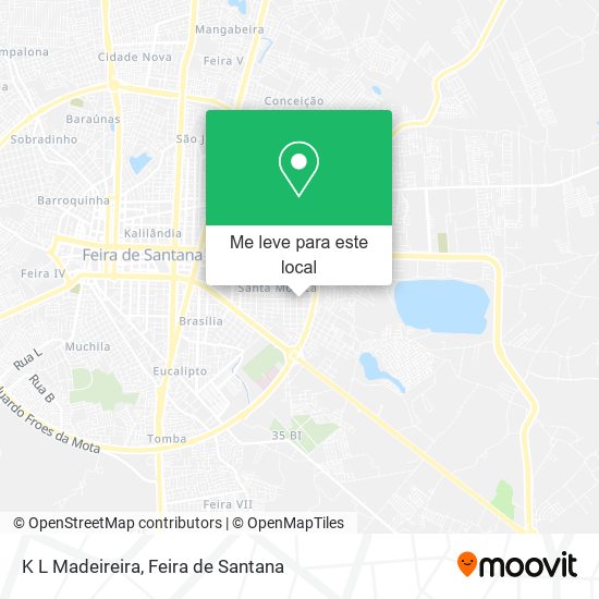 K L Madeireira mapa