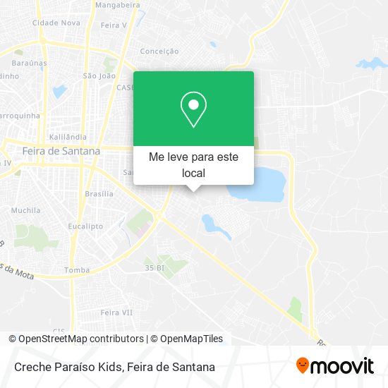 Creche Paraíso Kids mapa