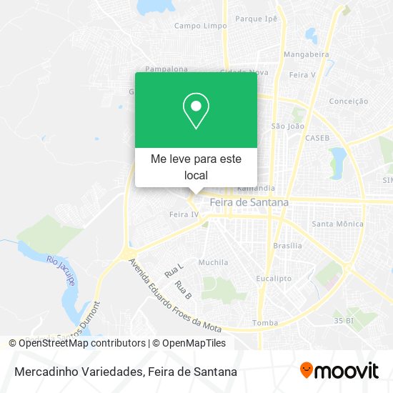 Mercadinho Variedades mapa