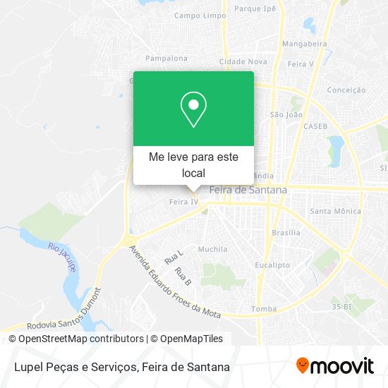 Lupel Peças e Serviços mapa