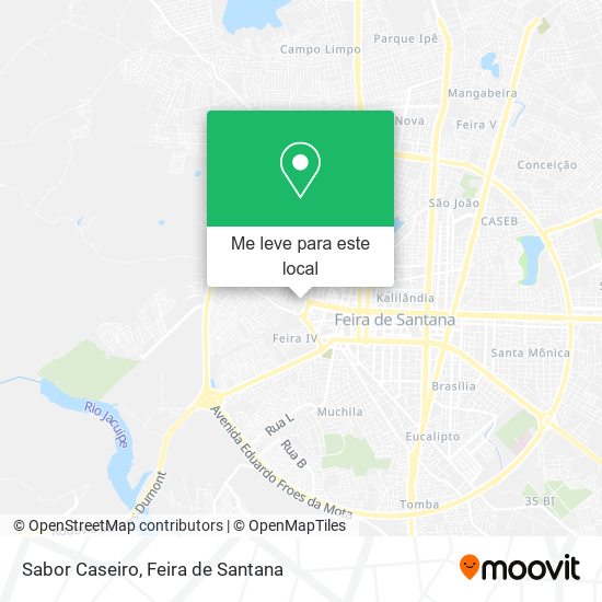 Sabor Caseiro mapa