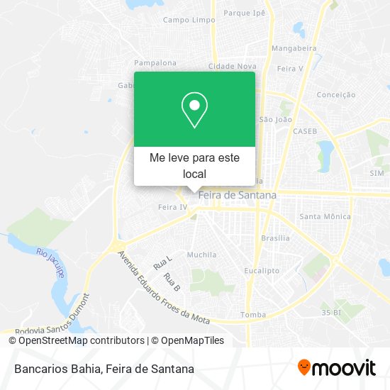 Bancarios Bahia mapa