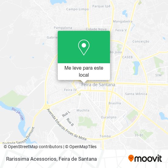 Rarissima Acessorios mapa