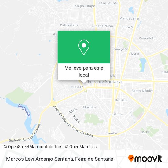 Marcos Levi Arcanjo Santana mapa