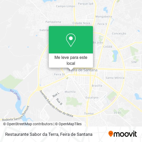 Restaurante Sabor da Terra mapa