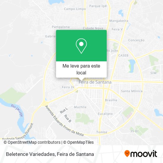 Beletence Variedades mapa