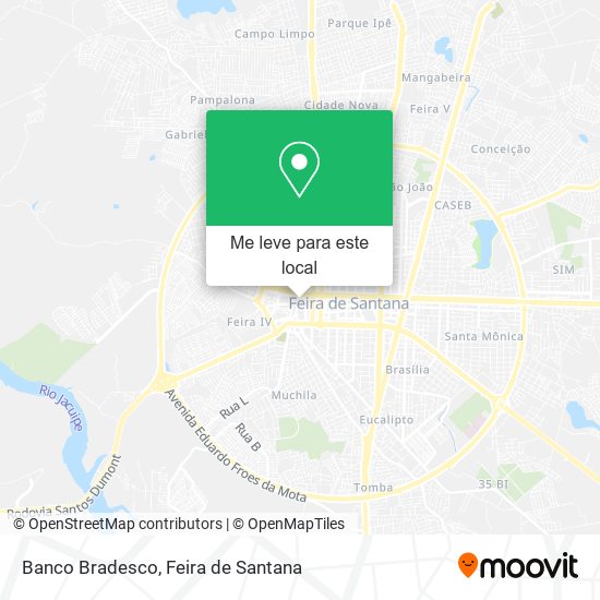 Banco Bradesco mapa