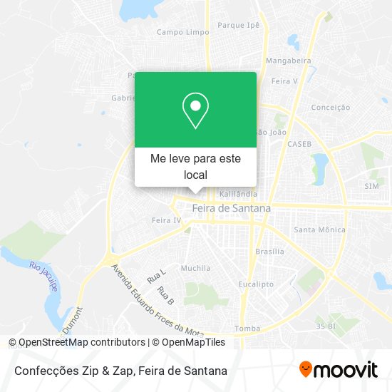 Confecções Zip & Zap mapa