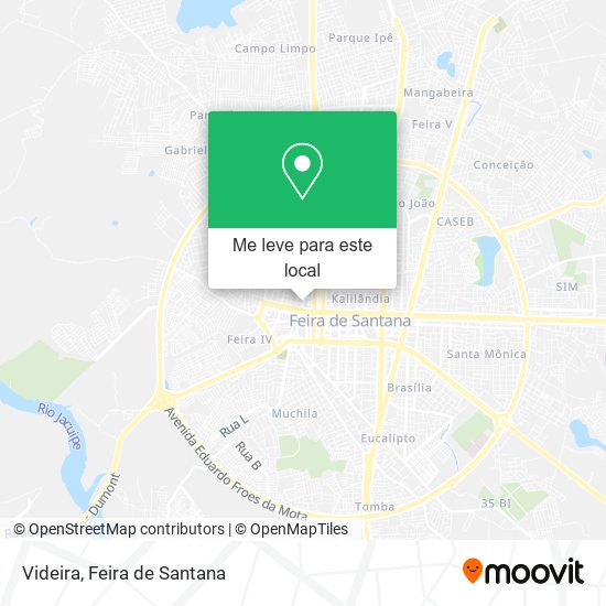 Videira mapa