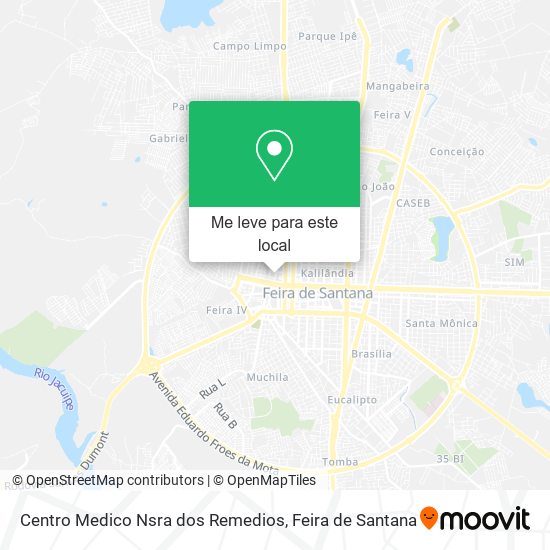 Centro Medico Nsra dos Remedios mapa