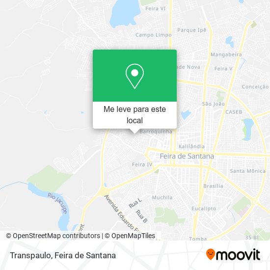 Transpaulo mapa