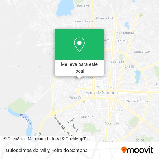 Guloseimas da Milly mapa