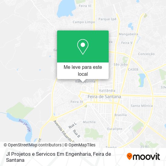 Jl Projetos e Servicos Em Engenharia mapa