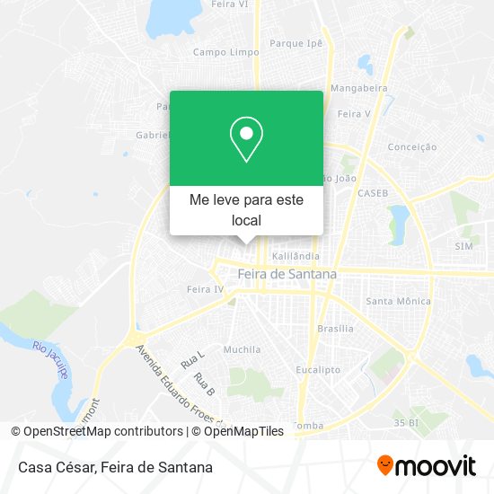 Casa César mapa