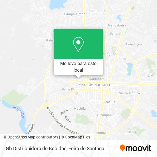 Gb Distribuidora de Bebidas mapa