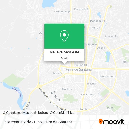 Mercearia 2 de Julho mapa