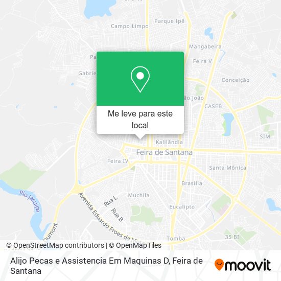 Alijo Pecas e Assistencia Em Maquinas D mapa