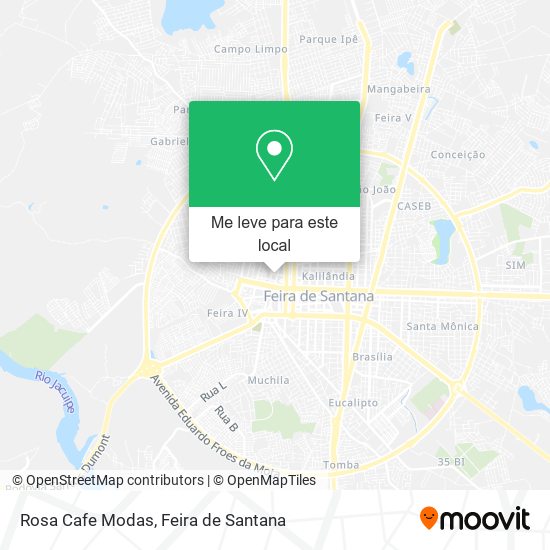 Rosa Cafe Modas mapa