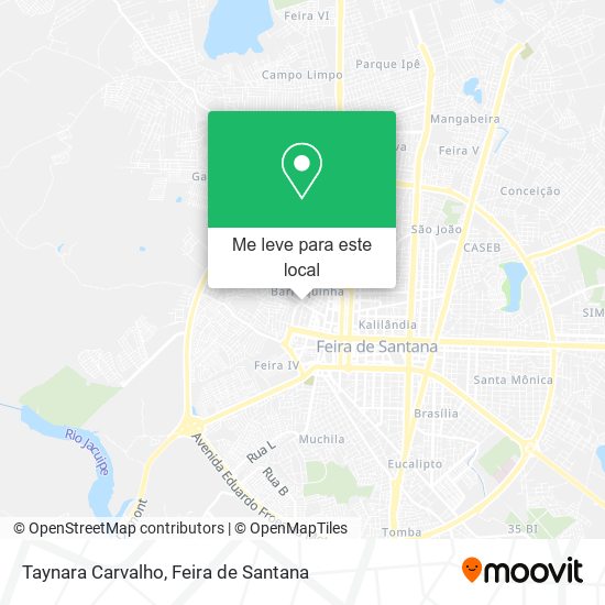 Taynara Carvalho mapa